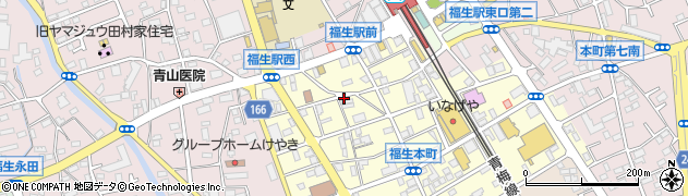 義 福生店周辺の地図