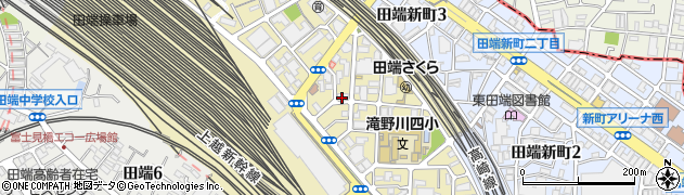 自家製熟成麺 吉岡 田端店周辺の地図