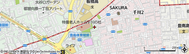 東京都豊島区要町3丁目52周辺の地図