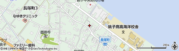 長島石材店　本城展示場周辺の地図