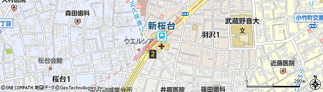 ライフ新桜台駅前店周辺の地図