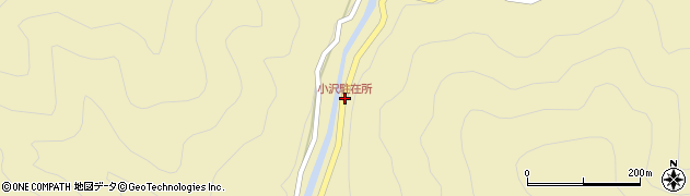 小沢駐在所周辺の地図