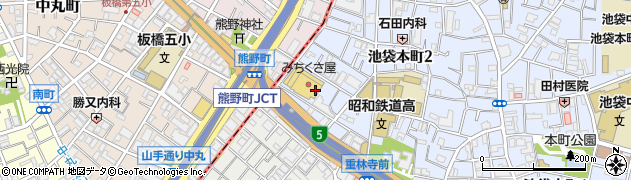 東京都豊島区池袋本町2丁目7周辺の地図