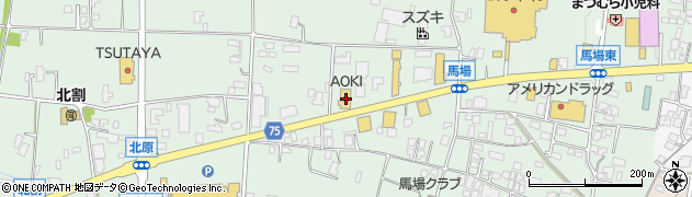 ＡＯＫＩ駒ヶ根店周辺の地図