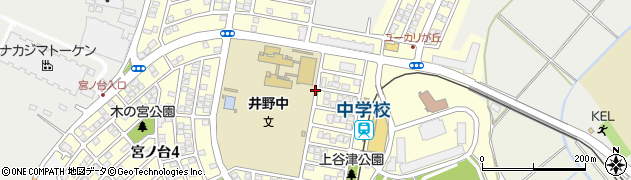 千葉県佐倉市宮ノ台周辺の地図