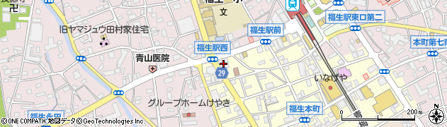東京都福生市本町91周辺の地図