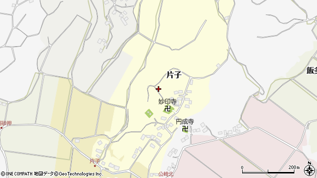 〒289-2175 千葉県匝瑳市片子の地図