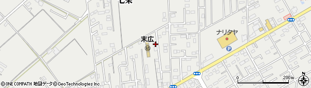 千葉県富里市七栄887-5周辺の地図