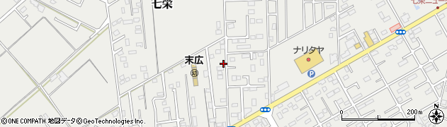 千葉県富里市七栄889周辺の地図