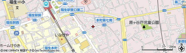 株式会社福生ハム周辺の地図
