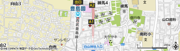 まいばすけっと豊島園駅前店周辺の地図