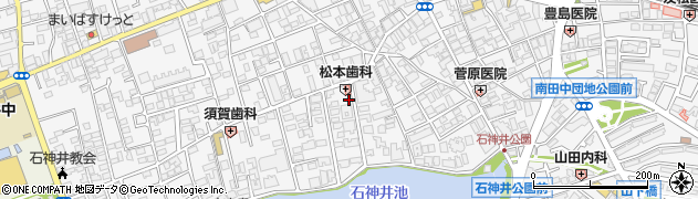 松本歯科クリニック周辺の地図