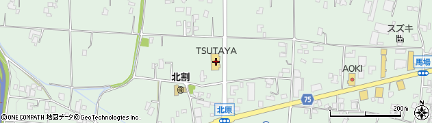 ＴＳＵＴＡＹＡ駒ヶ根店周辺の地図