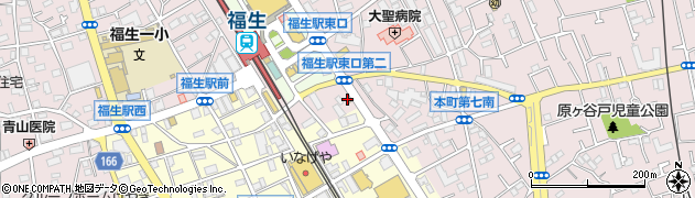 吉野家 福生店周辺の地図
