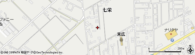 千葉県富里市七栄871-7周辺の地図