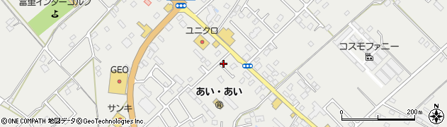 千葉県富里市七栄643周辺の地図