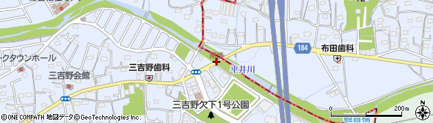尾崎周辺の地図