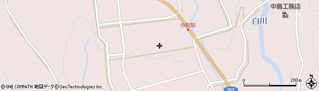 岐阜県中津川市加子母（小和知）周辺の地図