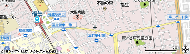 Ｌｕｎａｓｏｌｂｅａｕｔｙｓａｌｏｎ　福生本店周辺の地図