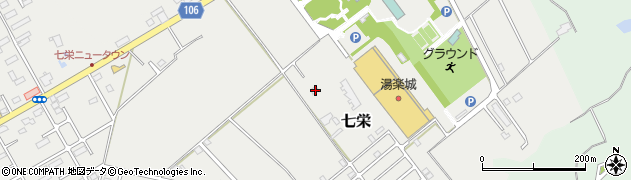 千葉県富里市七栄708周辺の地図