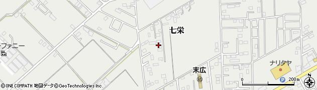 千葉県富里市七栄871-14周辺の地図