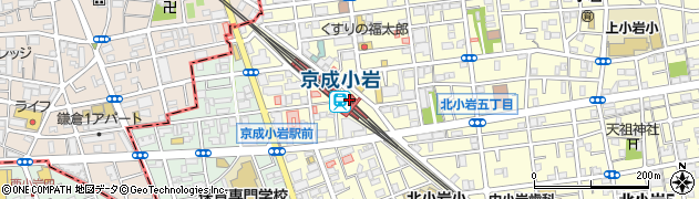 京成電鉄株式会社　京成小岩駅周辺の地図