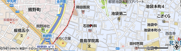 東京都豊島区池袋本町2丁目26周辺の地図