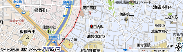 東京都豊島区池袋本町2丁目25周辺の地図