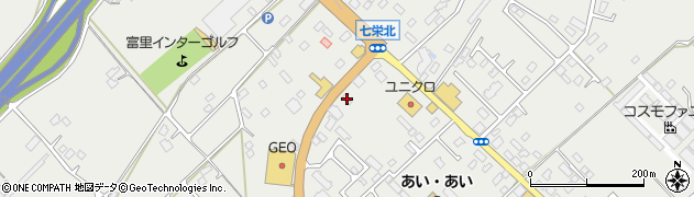 千葉県富里市七栄575-14周辺の地図