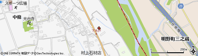 セブンイレブン韮崎中田店周辺の地図