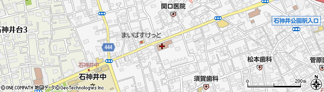 警視庁運転免許証の更新手続き石神井警察署周辺の地図