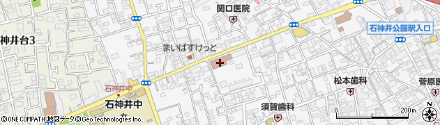 石神井警察署周辺の地図