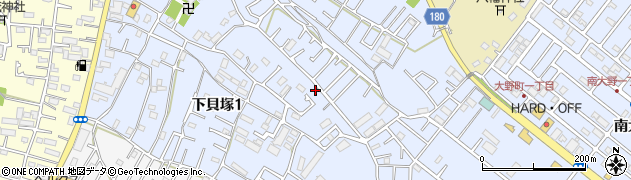 千葉県市川市下貝塚1丁目4-16周辺の地図