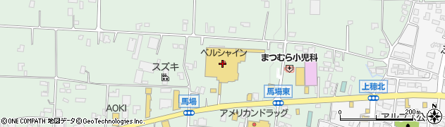 八十二銀行ベルシャイン駒ヶ根店 ＡＴＭ周辺の地図