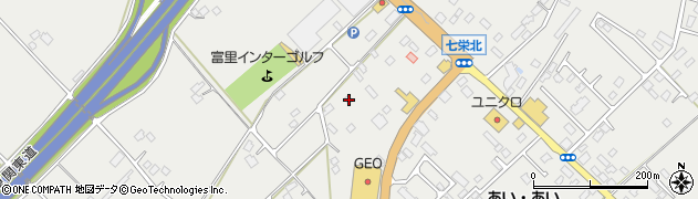 千葉県富里市七栄575-268周辺の地図
