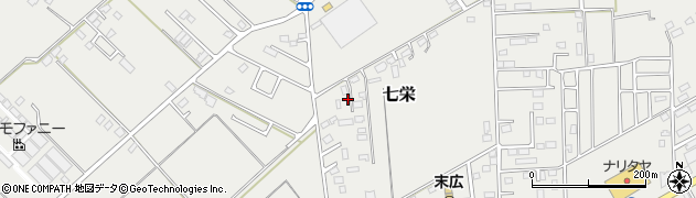 千葉県富里市七栄646周辺の地図