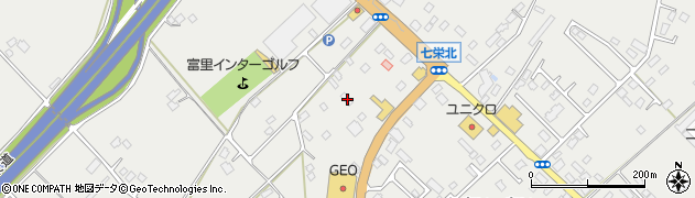千葉県富里市七栄575-181周辺の地図