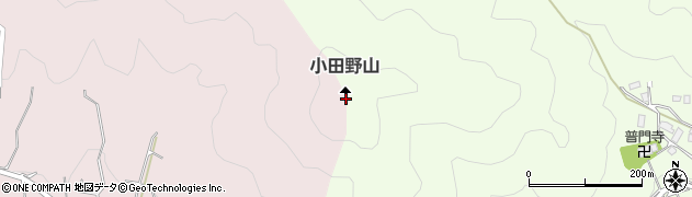 小田野山周辺の地図
