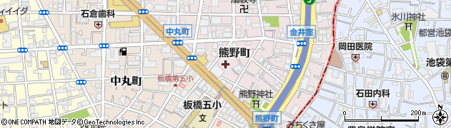 東京都板橋区熊野町32周辺の地図