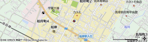 フードマーケットカスミ銚子松岸店駐車場周辺の地図