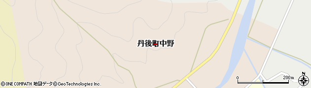 京都府京丹後市丹後町中野周辺の地図