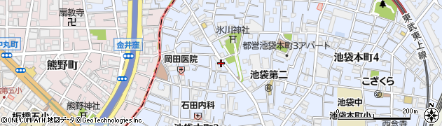東京都豊島区池袋本町2丁目30周辺の地図