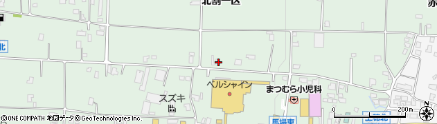 長野県駒ヶ根市赤穂北割一区1563周辺の地図