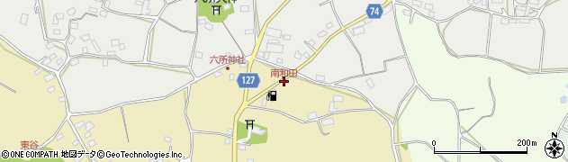 南和田周辺の地図