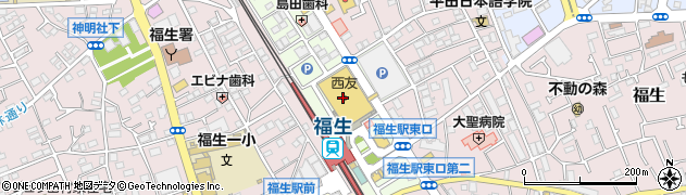 美容室シ・エ・ル福生店周辺の地図