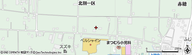 長野県駒ヶ根市赤穂北割一区1595周辺の地図