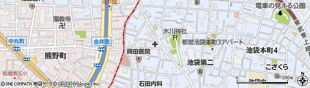 東京都豊島区池袋本町2丁目37周辺の地図