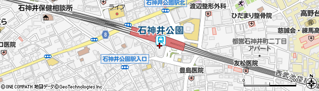 ＡＢＣ‐ＭＡＲＴ　エミオ石神井公園店周辺の地図