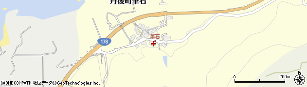京都府京丹後市丹後町筆石258周辺の地図