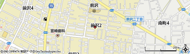東京都東久留米市前沢周辺の地図